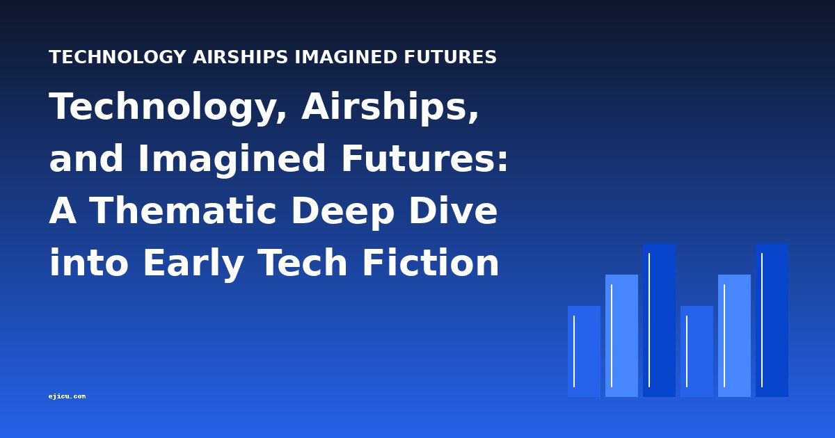 Technology, Airships, and Imagined Futures: A Thematic Deep Dive into Early Tech Fiction