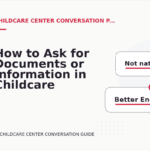 How to Ask for Documents or Information in Childcare Center Conversation English