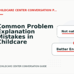 Common Problem Explanation Mistakes in Childcare Center Conversation English