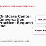 Childcare Center Conversation Practice: Request and Reply Examples