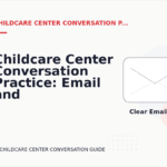 Childcare Center Conversation Practice: Email and Message Examples